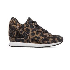 Ash Leopard Delire Bis Sneakers Cookie & Black Size 36